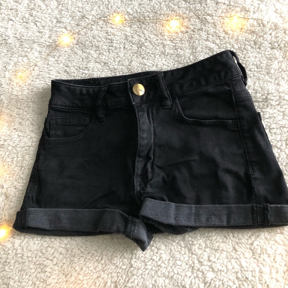 Black American Eagle Shorts